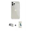 MARSİLYAN™- iPhone 13 Pro Max Kılıf Vadi Asil Prime - Şeffaf Pasifik Cam Ekran Koruyucu + Rainbow Kamera Lens Koruma Cam - MI