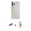 MARSİLYAN™- iPhone 13 Pro Max Kılıf Vadi Asil Prime - Şeffaf Pasifik Cam Ekran Koruyucu + Renkli Kamera Lens Koruma Cam - SI