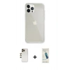 MARSİLYAN™- iPhone 13 Pro Max Kılıf Vadi Asil Prime - Şeffaf Pasifik Cam Ekran Koruyucu + Shine Kamera Lens - GD