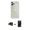 MARSİLYAN™- iPhone 13 Pro Max Kılıf Vadi Asil Prime - Siyah 3D Antistatik Hayalet Cam Ekran Koruyucu + Raze Metal Kamera Lens - GD