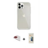 MARSİLYAN™- iPhone 13 Pro Max Kılıf Vadi Asil Prime - Siyah 6D Mat Seramik Hayalet Nano Ekran Koruyucu + Kırmızı Pers Alüminyum Kamera Lens