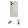 MARSİLYAN™- iPhone 13 Pro Max Kılıf Vadi Asil Prime - Siyah 6D Mat Seramik Hayalet Nano Ekran Koruyucu + Metal Kamera Lens Koruma Cam - MR