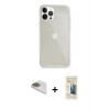 MARSİLYAN™- iPhone 13 Pro Max Kılıf Vadi Asil Prime - Siyah 6D Mat Seramik Hayalet Nano Ekran Koruyucu + Pers Alüminyum Kamera Lens - GD