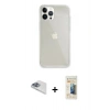 MARSİLYAN™- iPhone 13 Pro Max Kılıf Vadi Asil Prime - Siyah 6D Mat Seramik Hayalet Nano Ekran Koruyucu + Pers Alüminyum Kamera Lens - SABE
