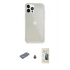 MARSİLYAN™- iPhone 13 Pro Max Kılıf Vadi Asil Prime - Siyah 6D Mat Seramik Hayalet Nano Ekran Koruyucu + Renkli Kamera Lens Koruma Cam - SI