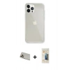 MARSİLYAN™- iPhone 13 Pro Max Kılıf Vadi Asil Prime - Siyah 6D Mat Seramik Hayalet Nano Ekran Koruyucu + Rainbow Kamera Lens Koruma Cam - REGD