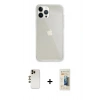MARSİLYAN™- iPhone 13 Pro Max Kılıf Vadi Asil Prime - Siyah 6D Mat Seramik Hayalet Nano Ekran Koruyucu + Shine Kamera Lens - GD
