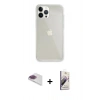 MARSİLYAN™- iPhone 13 Pro Max Kılıf Vadi Asil Prime - Siyah Bilvis 3D Mat Cam Ekran Koruyucu + Pers Alüminyum Kamera Lens - GI