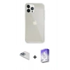 MARSİLYAN™- iPhone 13 Pro Max Kılıf Vadi Asil Prime - Siyah Bilvis 5in1 3D Magic Cam Ekran Koruyucu + Pers Alüminyum Kamera Lens - SABE