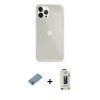 MARSİLYAN™- iPhone 13 Pro Max Kılıf Vadi Asil Prime - Siyah Bilvis Hayalet Cam Ekran Koruyucu + Shine Kamera Lens Koruma Cam - GI