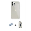 MARSİLYAN™- iPhone 13 Pro Max Kılıf Vadi Asil Prime - Siyah Bilvis Hayalet Cam Ekran Koruyucu + Shine Kamera Lens Koruma Cam - MI