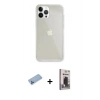 MARSİLYAN™- iPhone 13 Pro Max Kılıf Vadi Asil Prime - Siyah Bilvis Hayalet Cam Ekran Koruyucu + Shine Kamera Lens Koruma Cam - MI