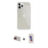 MARSİLYAN™- iPhone 13 Pro Max Kılıf Vadi Asil Prime - Siyah Joko 5D Cam + Rainbow Kamera Lens Koruma Cam - KI