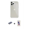 MARSİLYAN™- iPhone 13 Pro Max Kılıf Vadi Asil Prime - Siyah Joko 5D Cam + Renkli Kamera Lens Koruma Cam - MI