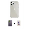 MARSİLYAN™- iPhone 13 Pro Max Kılıf Vadi Asil Prime - Siyah Joko 5D Cam + Neon Fosforlu Kamera Lens - YL
