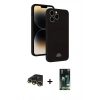MARSİLYAN™- iPhone 13 Pro Max Kılıf Vadi Çizgi Prime - Şeffaf 360 Full Body Arka Koruyucu + Raze Metal Kamera Lens - GD