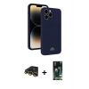 MARSİLYAN™- iPhone 13 Pro Max Kılıf Vadi Çizgi Prime - Şeffaf 360 Full Body Arka Koruyucu + Raze Metal Kamera Lens - GD