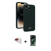 MARSİLYAN™- iPhone 13 Pro Max Kılıf Vadi Çizgi Prime - Şeffaf 360 Full Body Arka Koruyucu + Pers Alüminyum Kamera Lens - KI