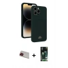 MARSİLYAN™- iPhone 13 Pro Max Kılıf Vadi Çizgi Prime - Şeffaf 360 Full Body Arka Koruyucu + Rainbow Kamera Lens Koruma Cam - KI