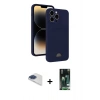 MARSİLYAN™- iPhone 13 Pro Max Kılıf Vadi Çizgi Prime - Şeffaf 360 Full Body Arka Koruyucu + Pers Alüminyum Kamera Lens - LT