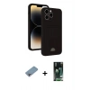MARSİLYAN™- iPhone 13 Pro Max Kılıf Vadi Çizgi Prime - Şeffaf 360 Full Body Arka Koruyucu + Shine Kamera Lens Koruma Cam - GI