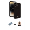 MARSİLYAN™- iPhone 13 Pro Max Kılıf Vadi Çizgi Prime - Şeffaf Maxco Cam Ekran Koruyucu + Shine Kamera Lens Koruma Cam - GI