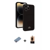 MARSİLYAN™- iPhone 13 Pro Max Kılıf Vadi Çizgi Prime - Şeffaf Maxco Cam Ekran Koruyucu + Shine Kamera Lens Koruma Cam - PE