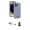 MARSİLYAN™- iPhone 13 Pro Max Kılıf Vadi Çizgi Prime - Şeffaf Maxco Cam Ekran Koruyucu + Pers Alüminyum Kamera Lens - GI