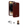 MARSİLYAN™- iPhone 13 Pro Max Kılıf Vadi Çizgi Prime - Şeffaf Maxco Cam Ekran Koruyucu + Pers Alüminyum Kamera Lens - SABE