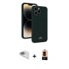 MARSİLYAN™- iPhone 13 Pro Max Kılıf Vadi Çizgi Prime - Şeffaf Maxco Cam Ekran Koruyucu + Pers Alüminyum Kamera Lens - SABE