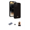 MARSİLYAN™- iPhone 13 Pro Max Kılıf Vadi Çizgi Prime - Şeffaf Maxco Cam Ekran Koruyucu + Renkli Kamera Lens Koruma Cam - MI