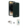 MARSİLYAN™- iPhone 13 Pro Max Kılıf Vadi Çizgi Prime - Şeffaf Pasifik Cam Ekran Koruyucu + Pers Alüminyum Kamera Lens - GD