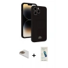 MARSİLYAN™- iPhone 13 Pro Max Kılıf Vadi Çizgi Prime - Şeffaf Pasifik Cam Ekran Koruyucu + Pers Alüminyum Kamera Lens - GD