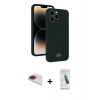 MARSİLYAN™- iPhone 13 Pro Max Kılıf Vadi Çizgi Prime - Şeffaf Pasifik Cam Ekran Koruyucu + Pers Alüminyum Kamera Lens - KI