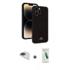 MARSİLYAN™- iPhone 13 Pro Max Kılıf Vadi Çizgi Prime - Şeffaf Pasifik Cam Ekran Koruyucu + Pers Alüminyum Kamera Lens - LT