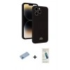 MARSİLYAN™- iPhone 13 Pro Max Kılıf Vadi Çizgi Prime - Şeffaf Pasifik Cam Ekran Koruyucu + Shine Kamera Lens Koruma Cam - MI