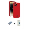 MARSİLYAN™- iPhone 13 Pro Max Kılıf Vadi Çizgi Prime - Şeffaf Pasifik Cam Ekran Koruyucu + Shine Kamera Lens Koruma Cam - PE