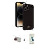 MARSİLYAN™- iPhone 13 Pro Max Kılıf Vadi Çizgi Prime - Şeffaf Pasifik Cam Ekran Koruyucu + Rainbow Kamera Lens Koruma Cam - KI