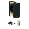 MARSİLYAN™- iPhone 13 Pro Max Kılıf Vadi Çizgi Prime - Siyah 6D Mat Seramik Hayalet Nano Ekran Koruyucu + Raze Metal Kamera Lens - GD