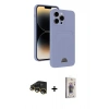 MARSİLYAN™- iPhone 13 Pro Max Kılıf Vadi Çizgi Prime - Siyah Bilvis 3D Cam Ekran Koruyucu + Raze Metal Kamera Lens - GD