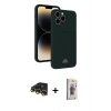 MARSİLYAN™- iPhone 13 Pro Max Kılıf Vadi Çizgi Prime - Siyah Bilvis 3D Cam Ekran Koruyucu + Raze Metal Kamera Lens - GD