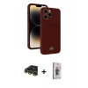MARSİLYAN™- iPhone 13 Pro Max Kılıf Vadi Çizgi Prime - Siyah Bilvis 3D Cam Ekran Koruyucu + Raze Metal Kamera Lens - GD