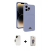 MARSİLYAN™- iPhone 13 Pro Max Kılıf Vadi Çizgi Prime - Siyah Bilvis 3D Cam Ekran Koruyucu + Shine Kamera Lens - GD