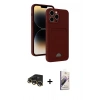 MARSİLYAN™- iPhone 13 Pro Max Kılıf Vadi Çizgi Prime - Siyah Bilvis 3D Mat Cam Ekran Koruyucu + Raze Metal Kamera Lens - GD