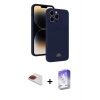 MARSİLYAN™- iPhone 13 Pro Max Kılıf Vadi Çizgi Prime - Siyah Bilvis 5in1 3D Magic Cam Ekran Koruyucu + Pers Alüminyum Kamera Lens - KI