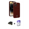 MARSİLYAN™- iPhone 13 Pro Max Kılıf Vadi Çizgi Prime - Siyah Bilvis 5in1 3D Magic Cam Ekran Koruyucu + Raze Metal Kamera Lens - GD
