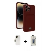 MARSİLYAN™- iPhone 13 Pro Max Kılıf Vadi Çizgi Prime - Siyah Bilvis Hayalet Cam Ekran Koruyucu + Shine Kamera Lens - GD
