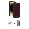 MARSİLYAN™- iPhone 13 Pro Max Kılıf Vadi Çizgi Prime - Siyah Bilvis Hayalet Cam Ekran Koruyucu + Shine Kamera Lens Koruma Cam - MI
