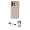 MARSİLYAN™- iPhone 13 Pro Max Kılıf Vadi Çizgi - Siyah Bilvis 5in1 3D Magic Cam Ekran Koruyucu + Pers Alüminyum Kamera Lens - LT