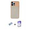 MARSİLYAN™- iPhone 13 Pro Max Kılıf Vadi Çizgi - Siyah Bilvis 5in1 3D Magic Cam Ekran Koruyucu + Shine Kamera Lens Koruma Cam - MI